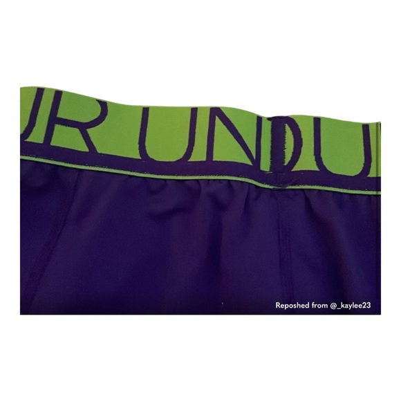 UA Purple Compression Shorts YL - Picture 3 of 5